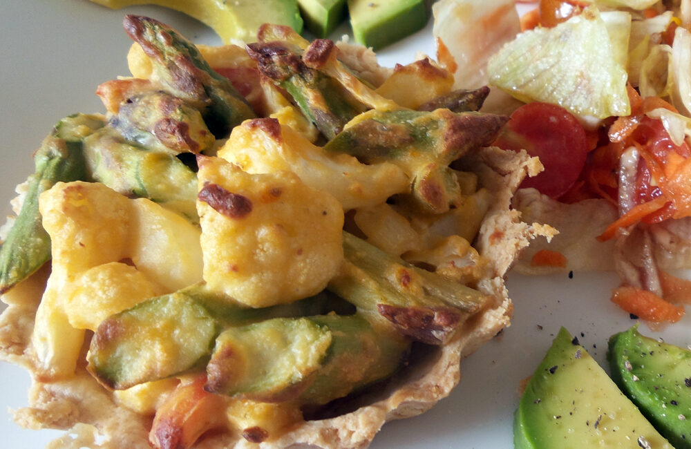 Spargel Quiche Rezept Vegan