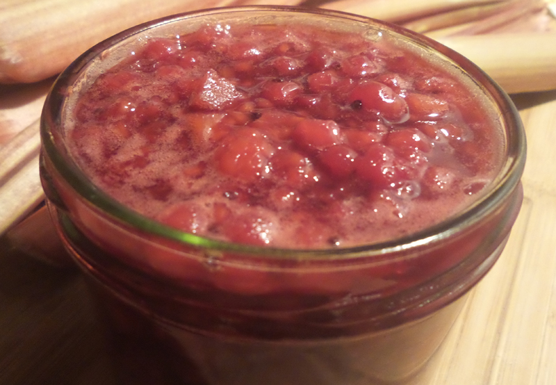 Rezept mit Video: Vegane Rote Grütze | Johannisbeer-Himbeer-Marmelade