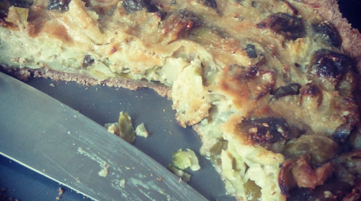 Rezept Rosenkohl-Quiche vegan