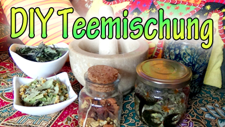 3 Rezepte für DIY Teemischungen für den Herbst / Winter