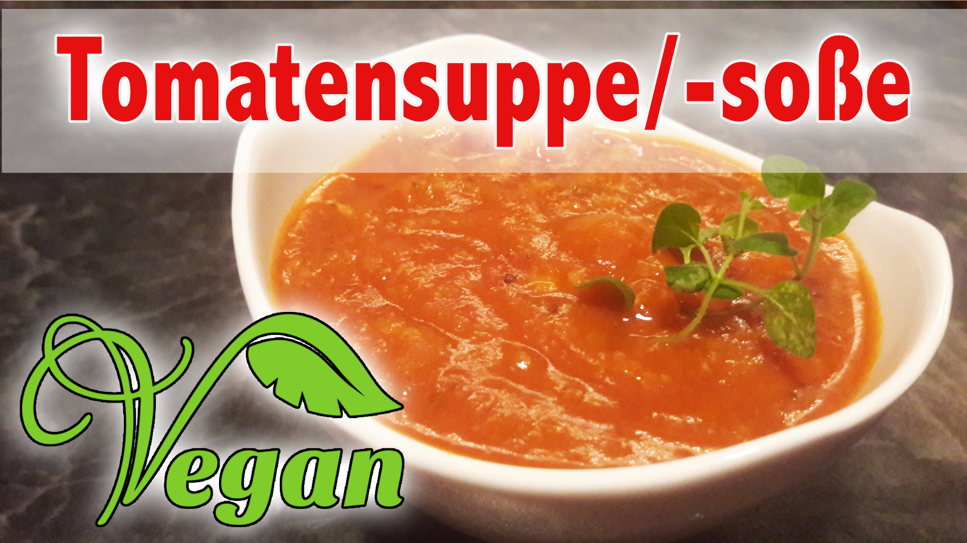Rezept: Vegane Kichererbsen-Tomatensuppe / Tomatensoße