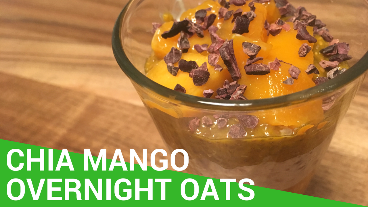 Rezept: Overnight Oats mit Chia-Pudding und Mango | Vegan