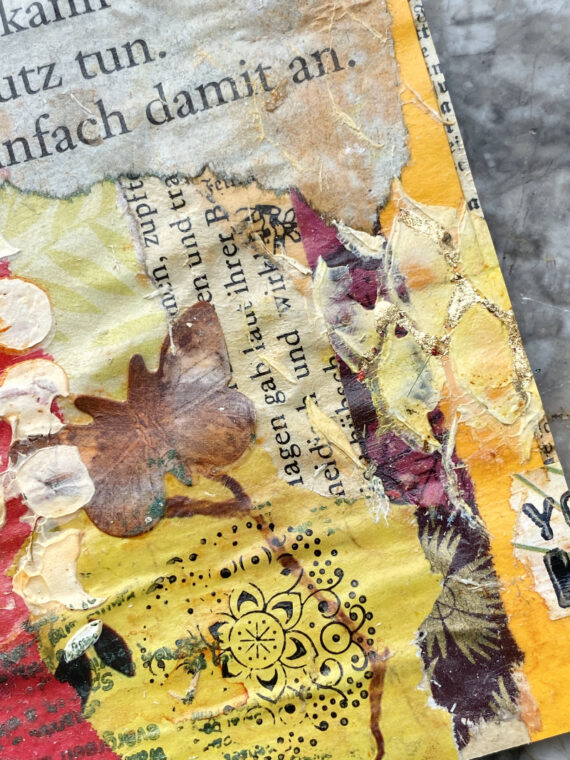 Handmade Postkarte Collage