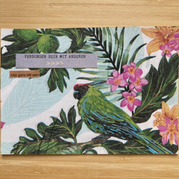 Handmade Postkarte Jungle